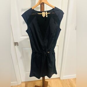 Indygena Dress Women Small Black Laco Athletic Stretch Casual Drop Waist Active